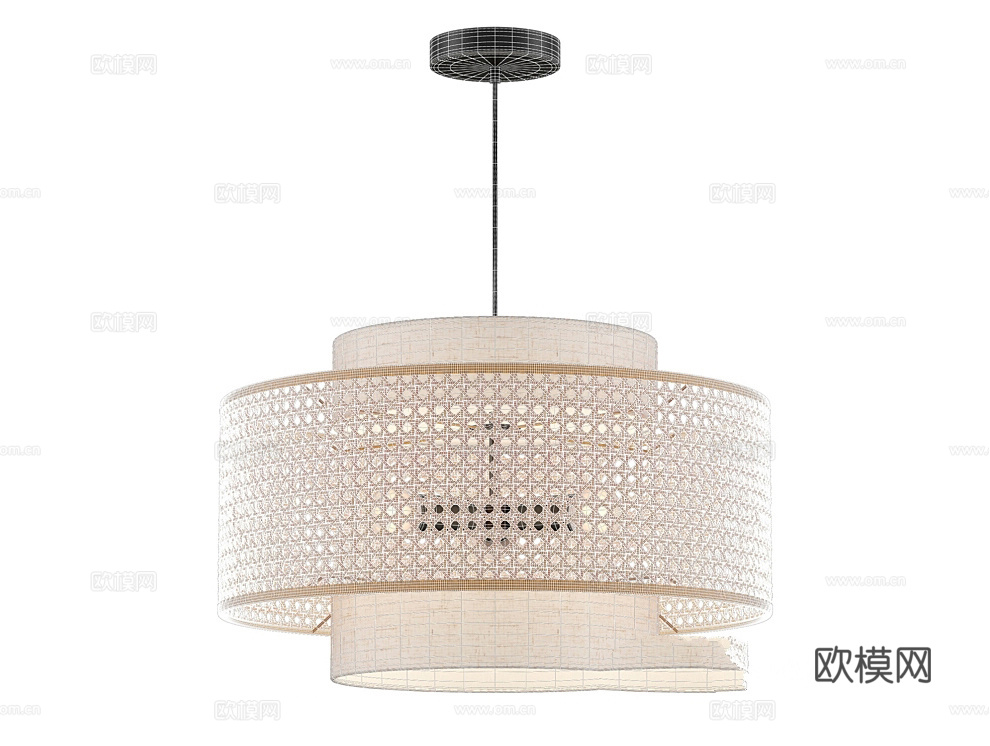 Favorite 侘寂吊灯3d模型下载（渲染图1）