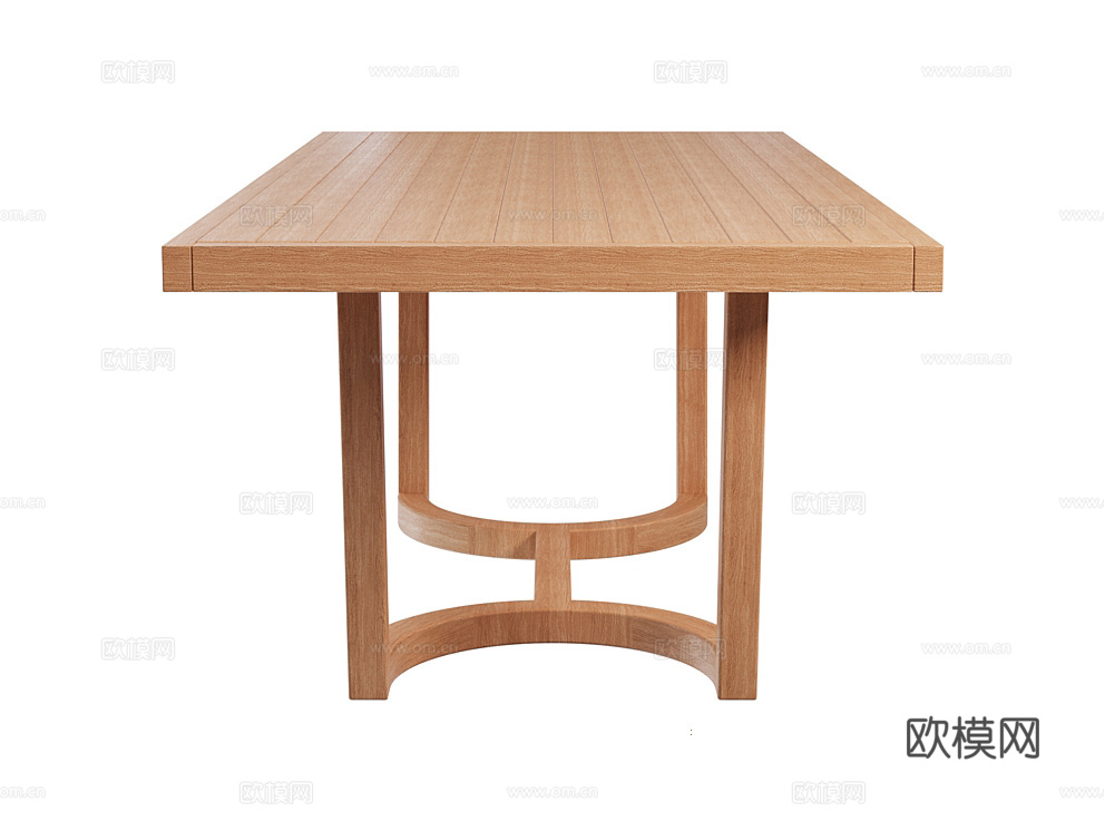 Vulcano 木桌 餐桌3d模型下载（渲染图4）