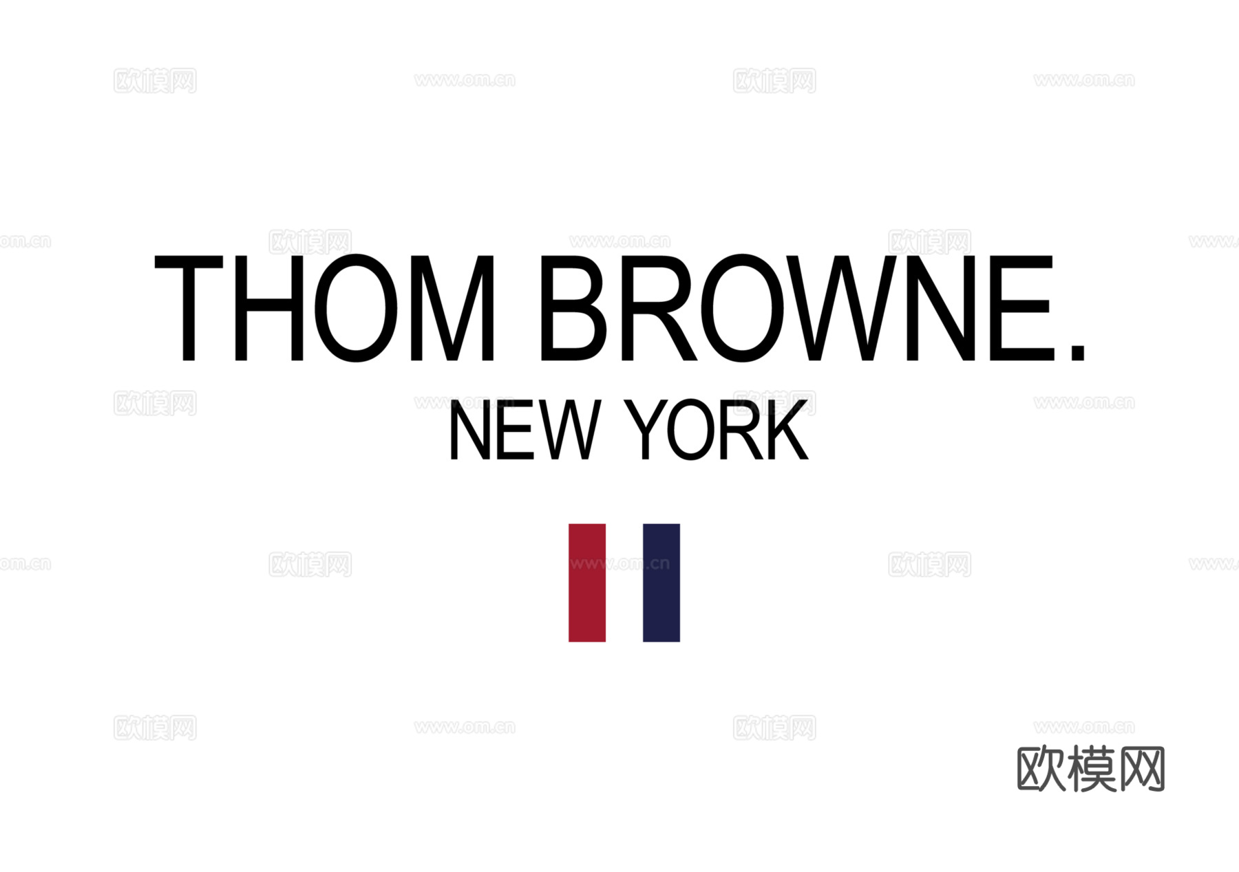 Thom Browne，时尚大牌LOGO-奢侈品LOGO下载
