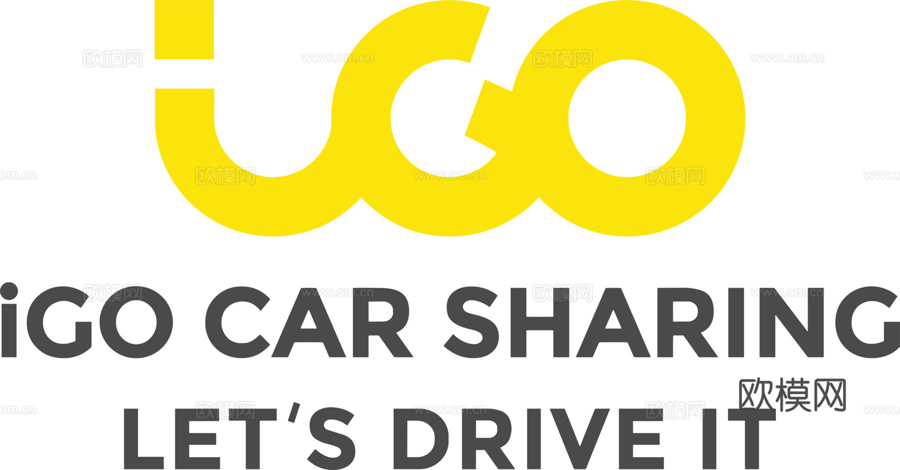 iGO共享出行，打车租车logo