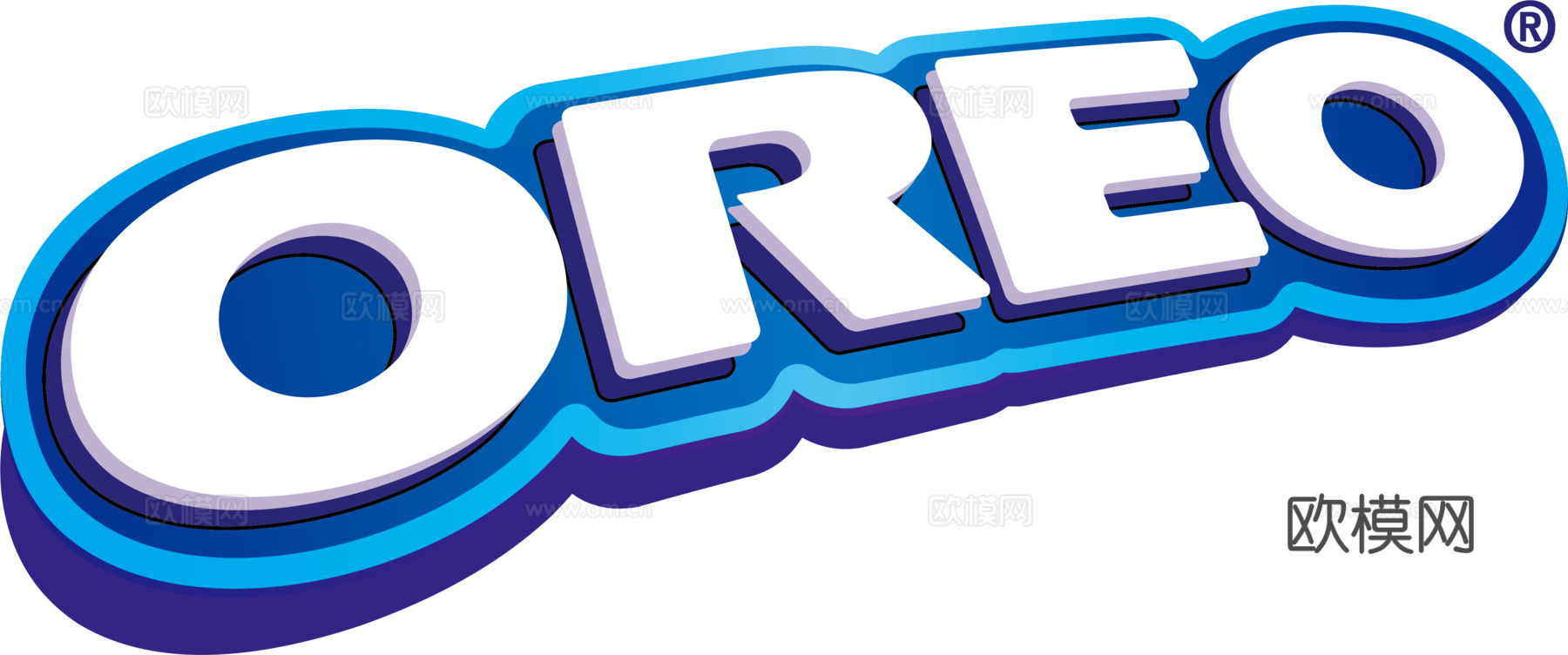 奥利奥，食品零食logo
