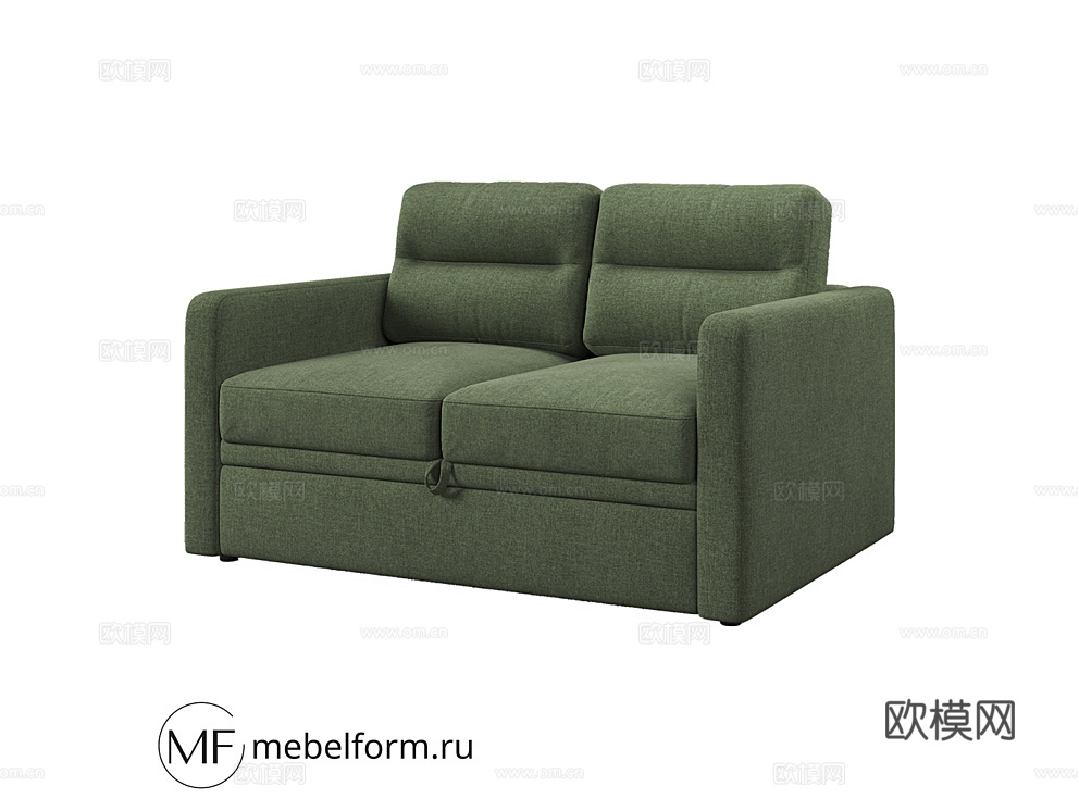 MEBELFORM 双人沙发床3d模型下载（渲染图1）