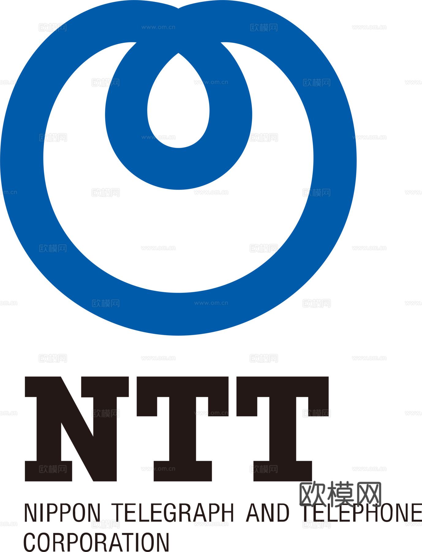 NTT日本电信电话，电信通讯logo