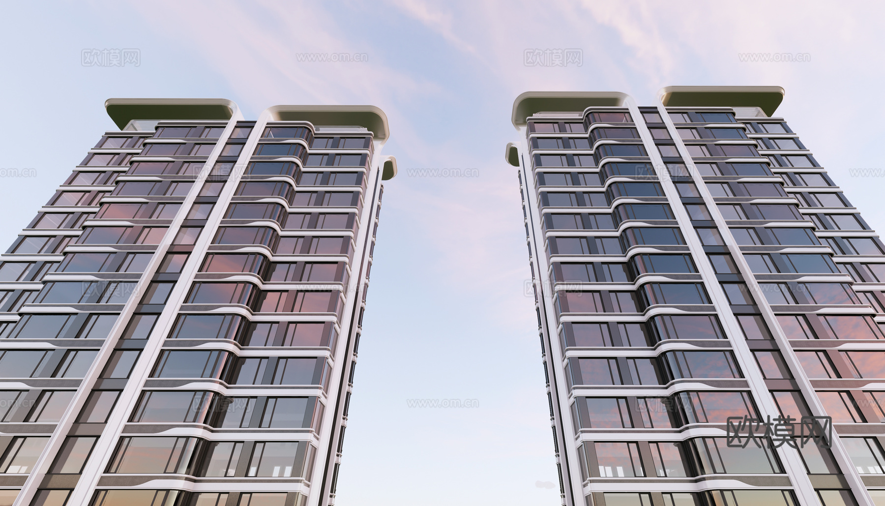 高层住宅su模型