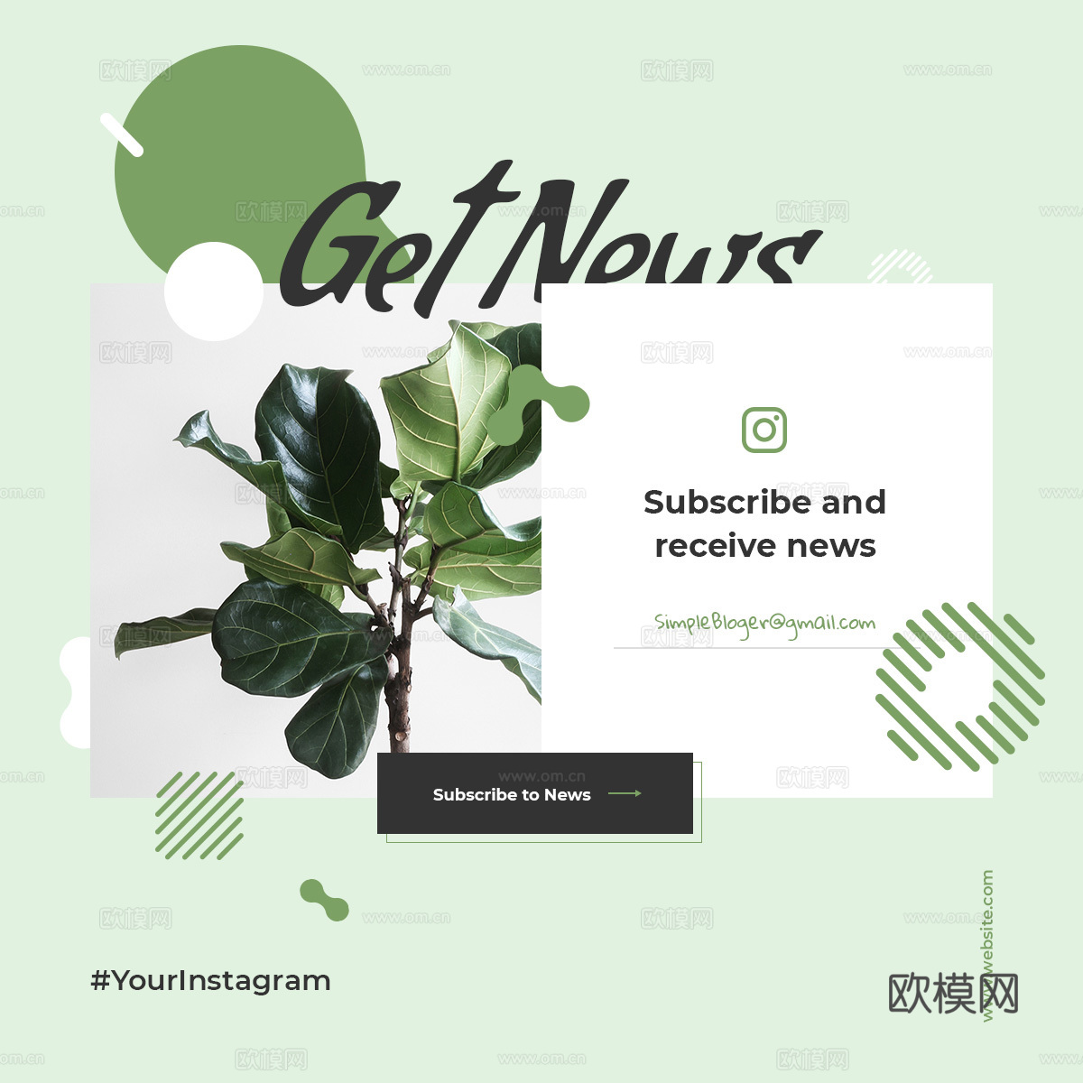 孟菲斯图文排版时尚创意广告海报49