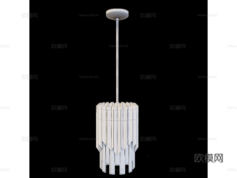 modelux 奢华吊灯3d模型下载（渲染图2）