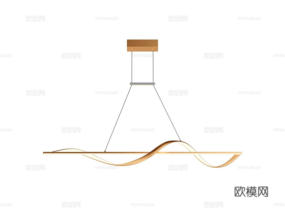 Favorite 吊灯3d模型下载（渲染图2）