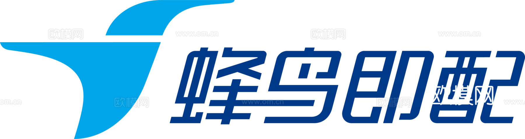 蜂鸟即配，电商平台logo