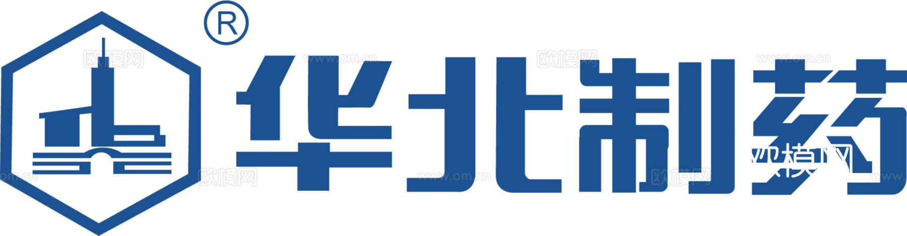 华北制药，制药药业logo