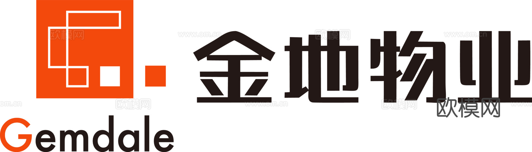 金地物业，物业管理logo