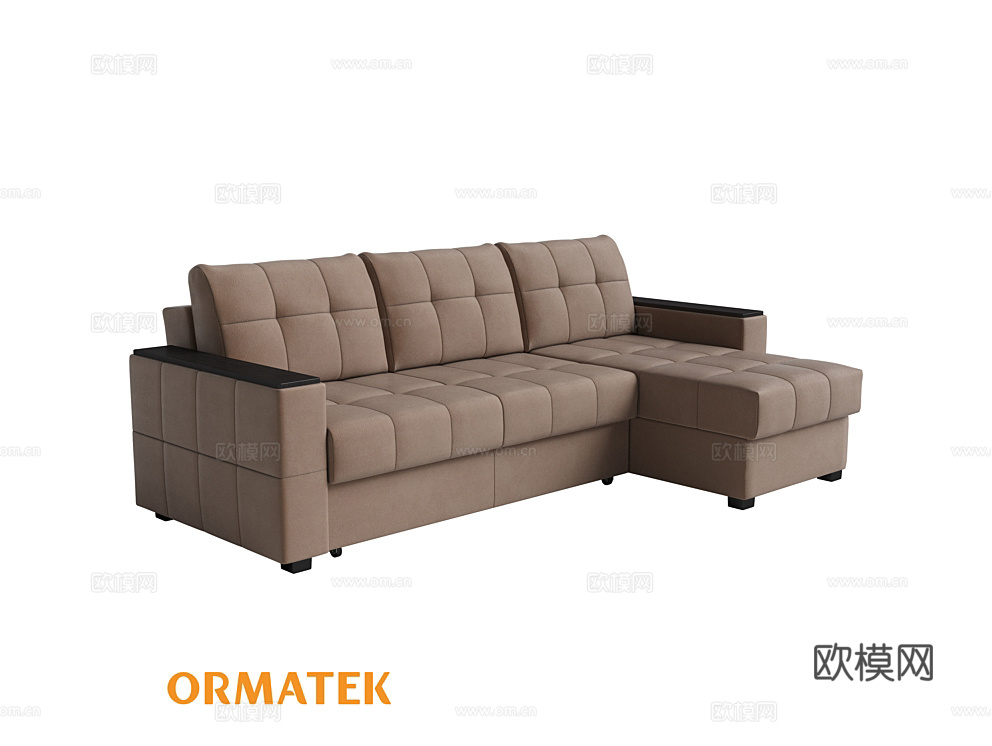 Ormatek 变形沙发床3d模型下载（渲染图1）