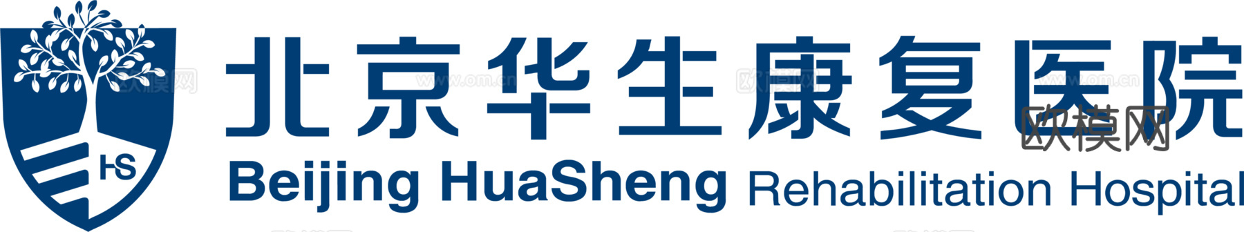 北京华生康复医院，医院医疗logo