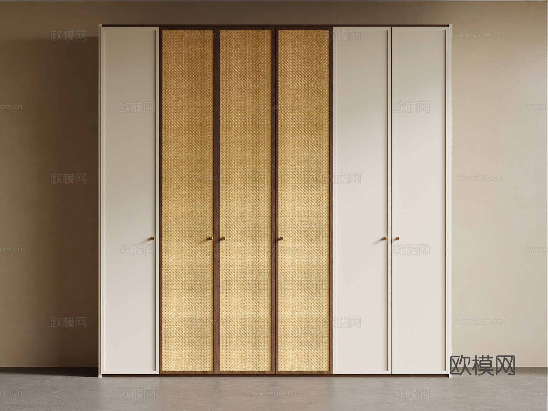 中古风衣柜su模型