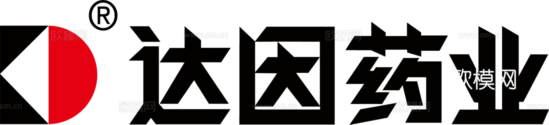 达因药业，制药药业logo