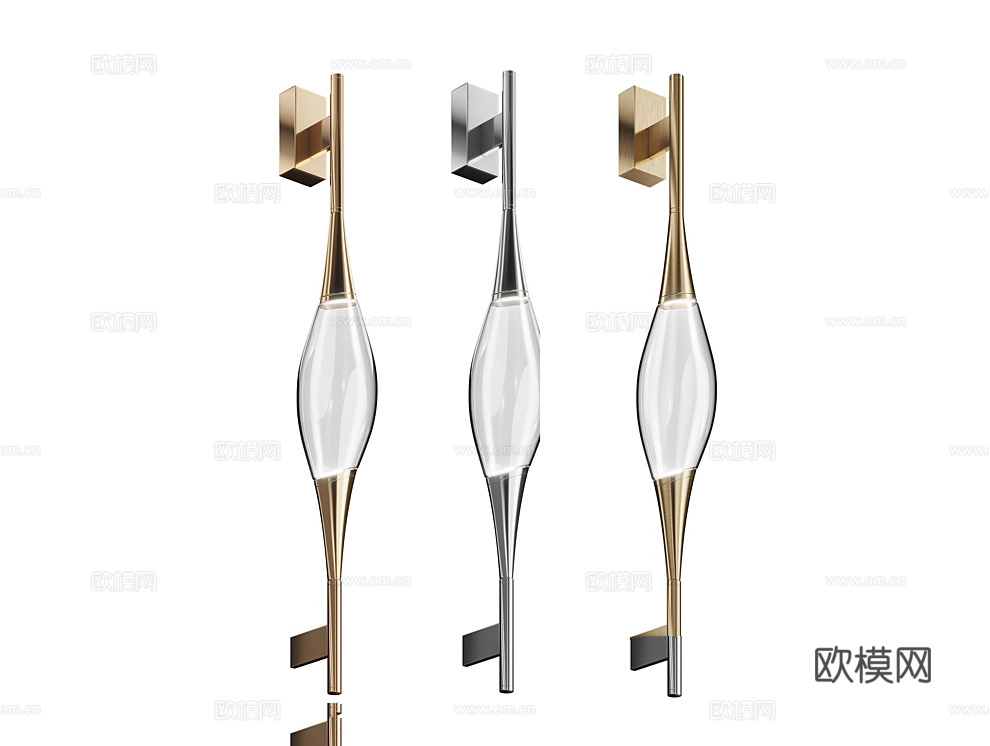 MODELUX 壁灯3d模型下载（渲染图2）