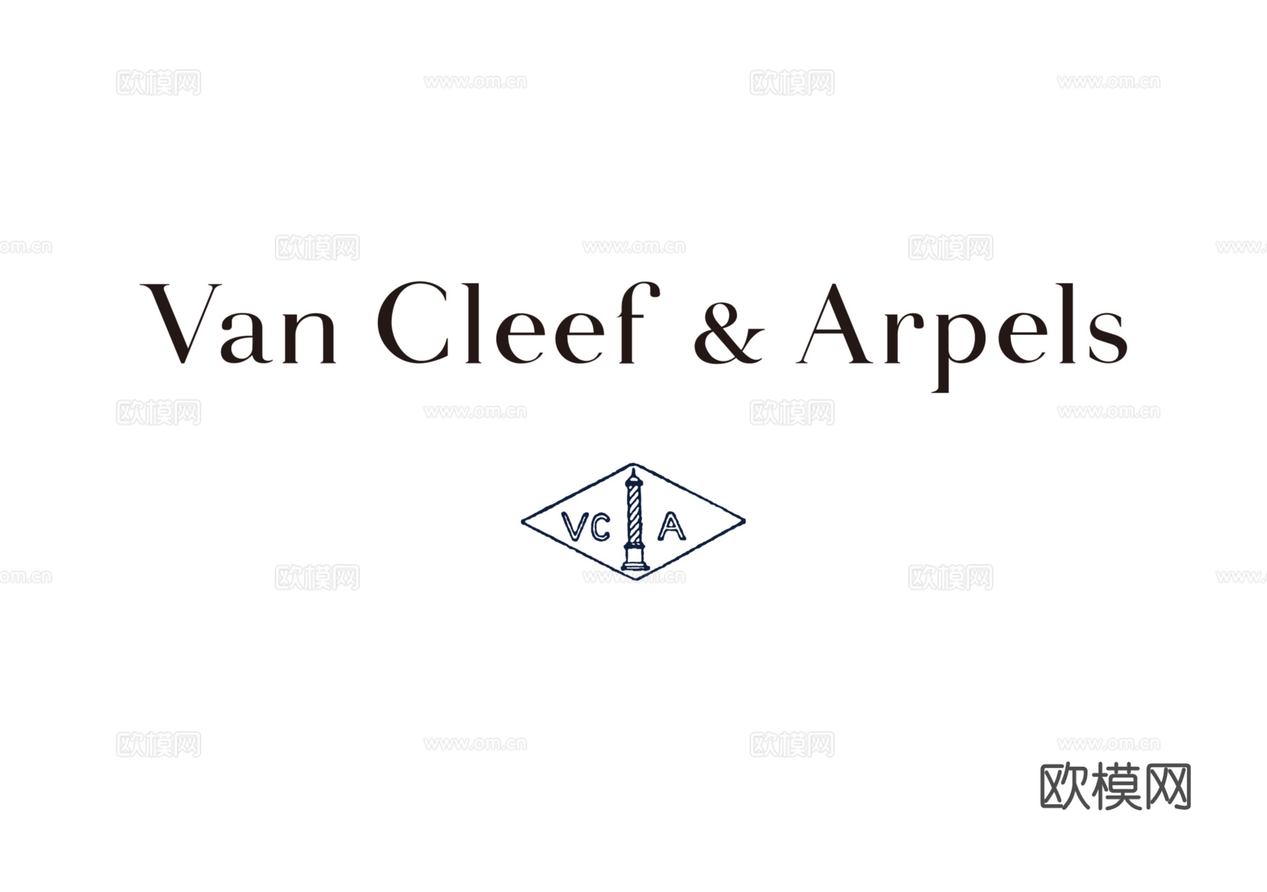 Van Cleef &amp; Arpels，时尚大牌LOGO-奢侈