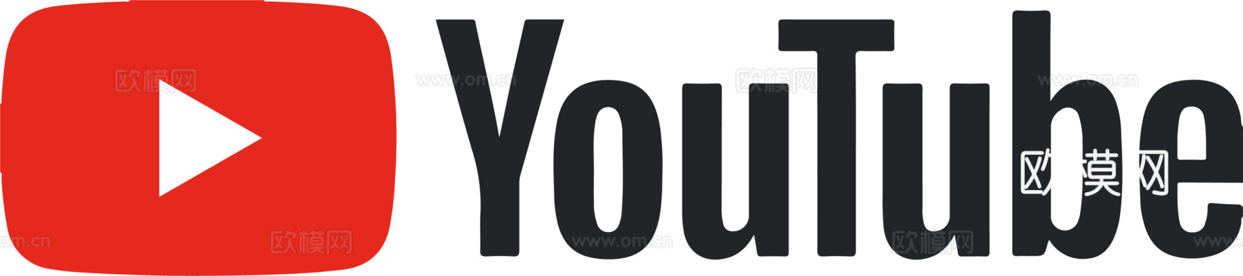 YouTube，社交平台logo