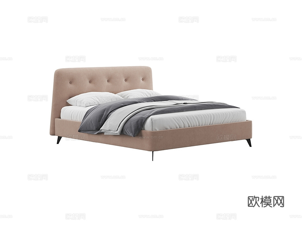 MEBELFORM 双人床3d模型下载（渲染图1）