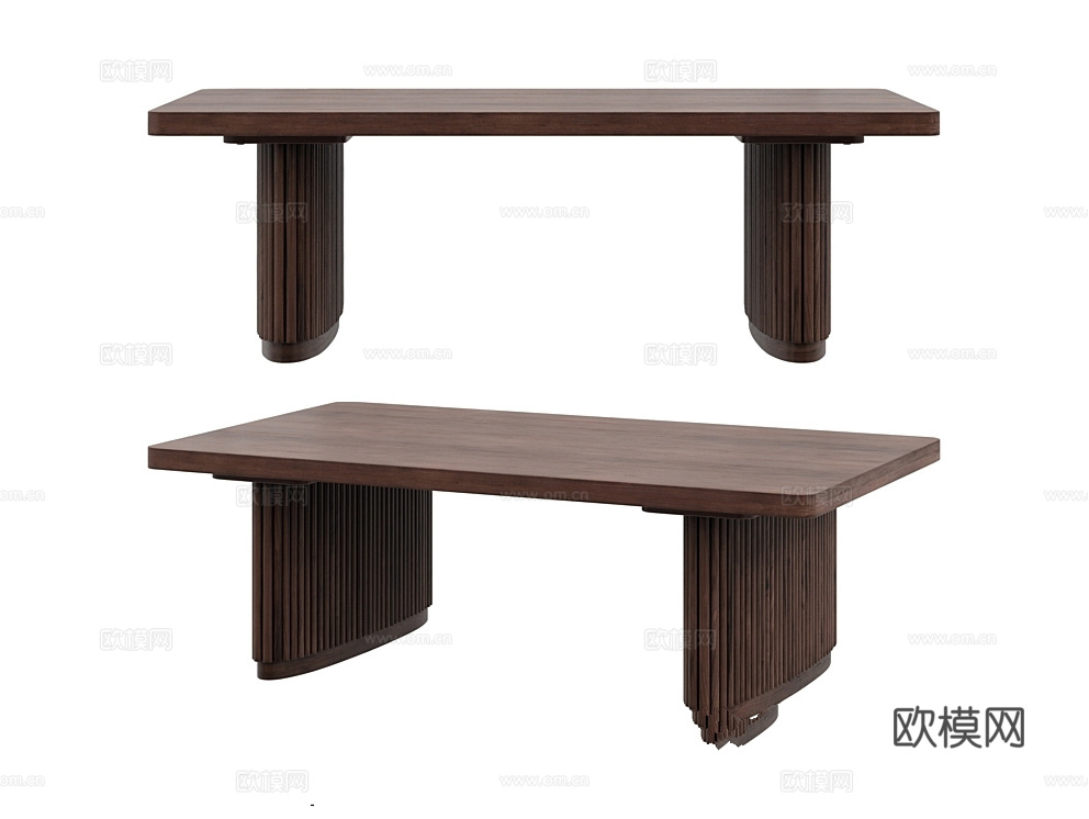 LoftDesigne 餐桌3d模型下载（渲染图2）