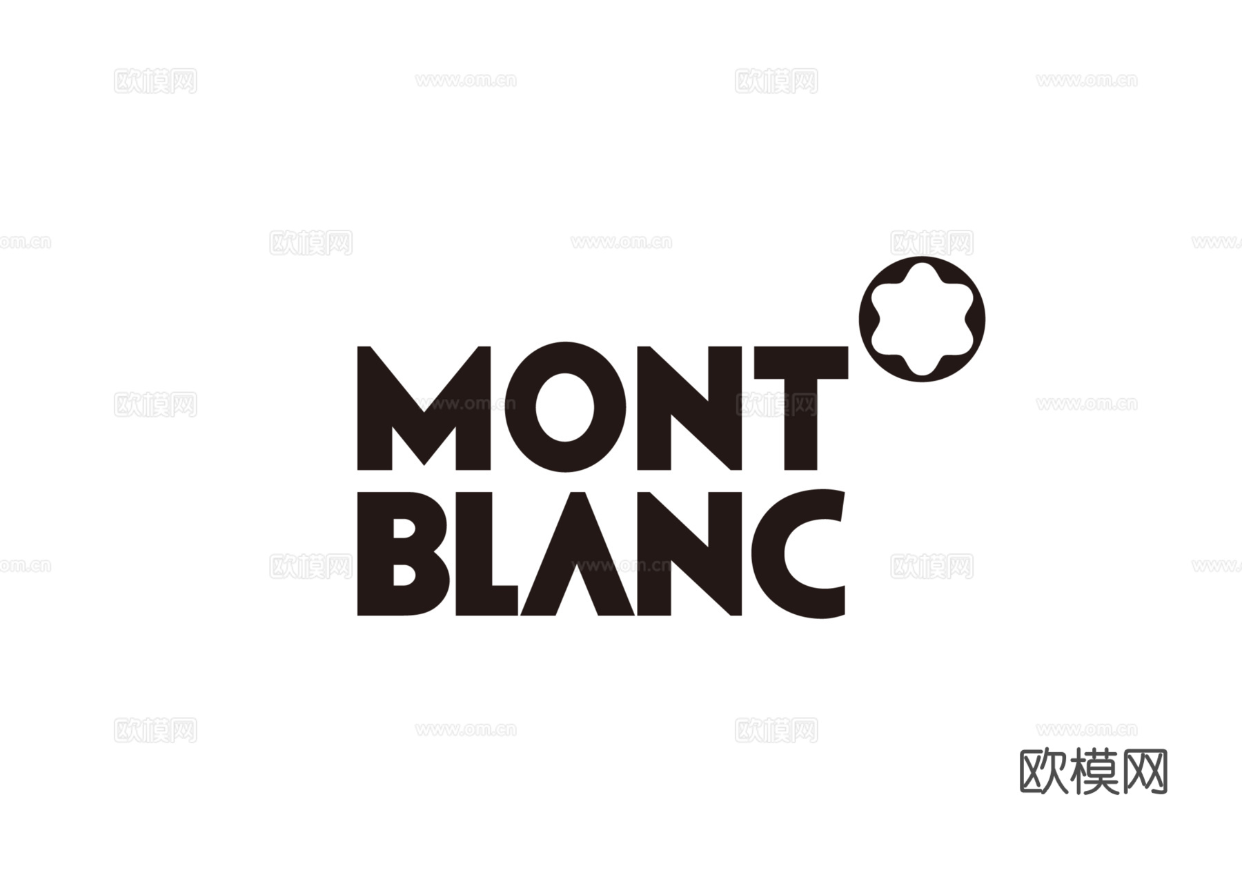 Montblanc-08，时尚大牌LOGO-奢侈品LOGO下载