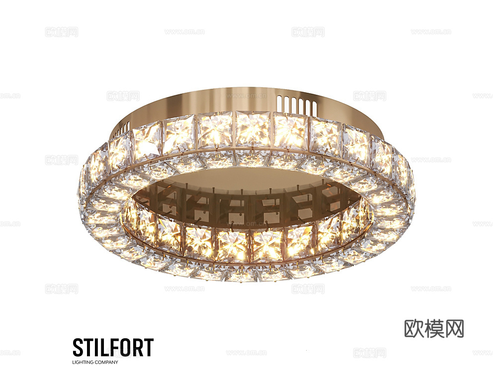 Stilfort 奢华吸顶灯3d模型下载（渲染图1）