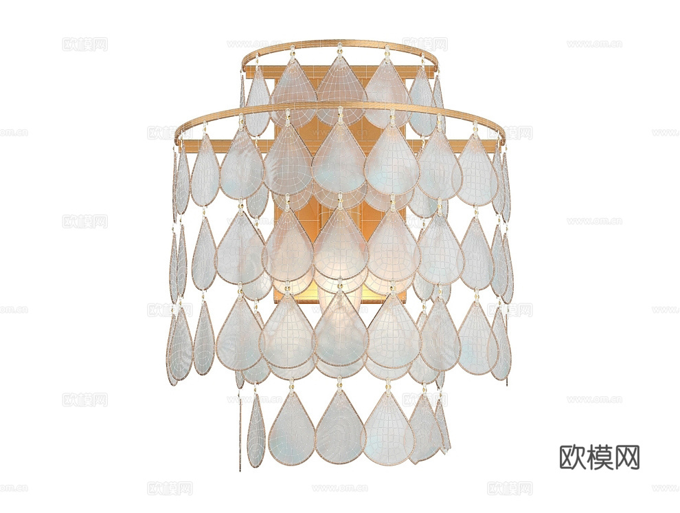 Favorite 奢华壁灯3d模型下载