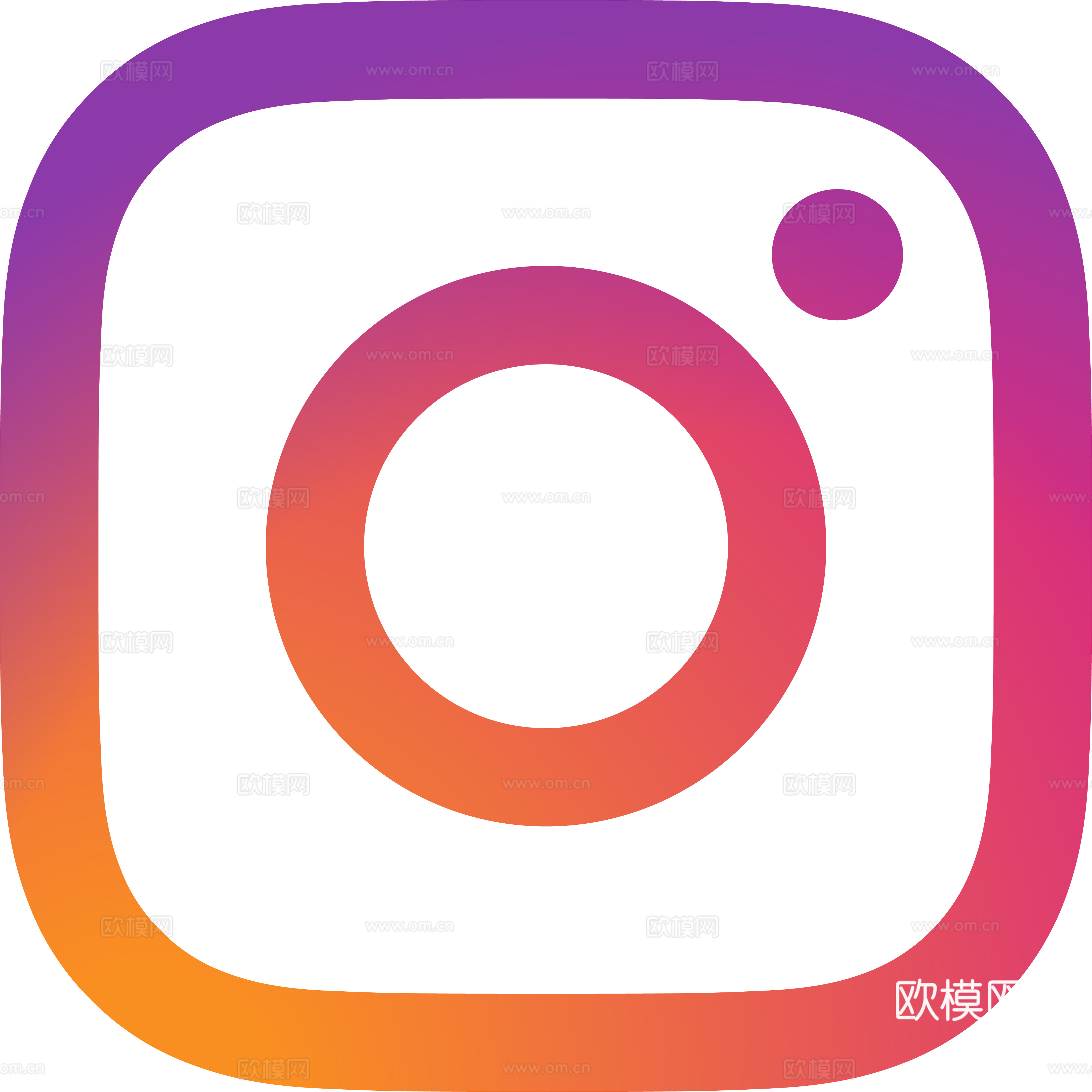 instagram，社交平台logo