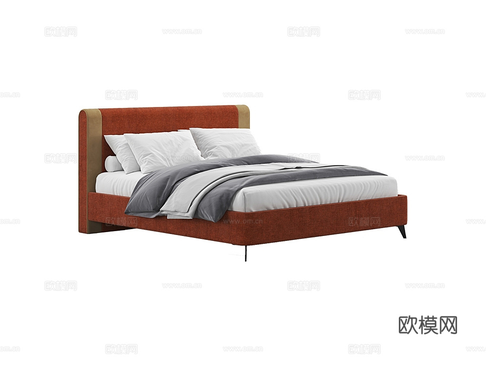 MEBELFORM 双人床3d模型下载（渲染图1）