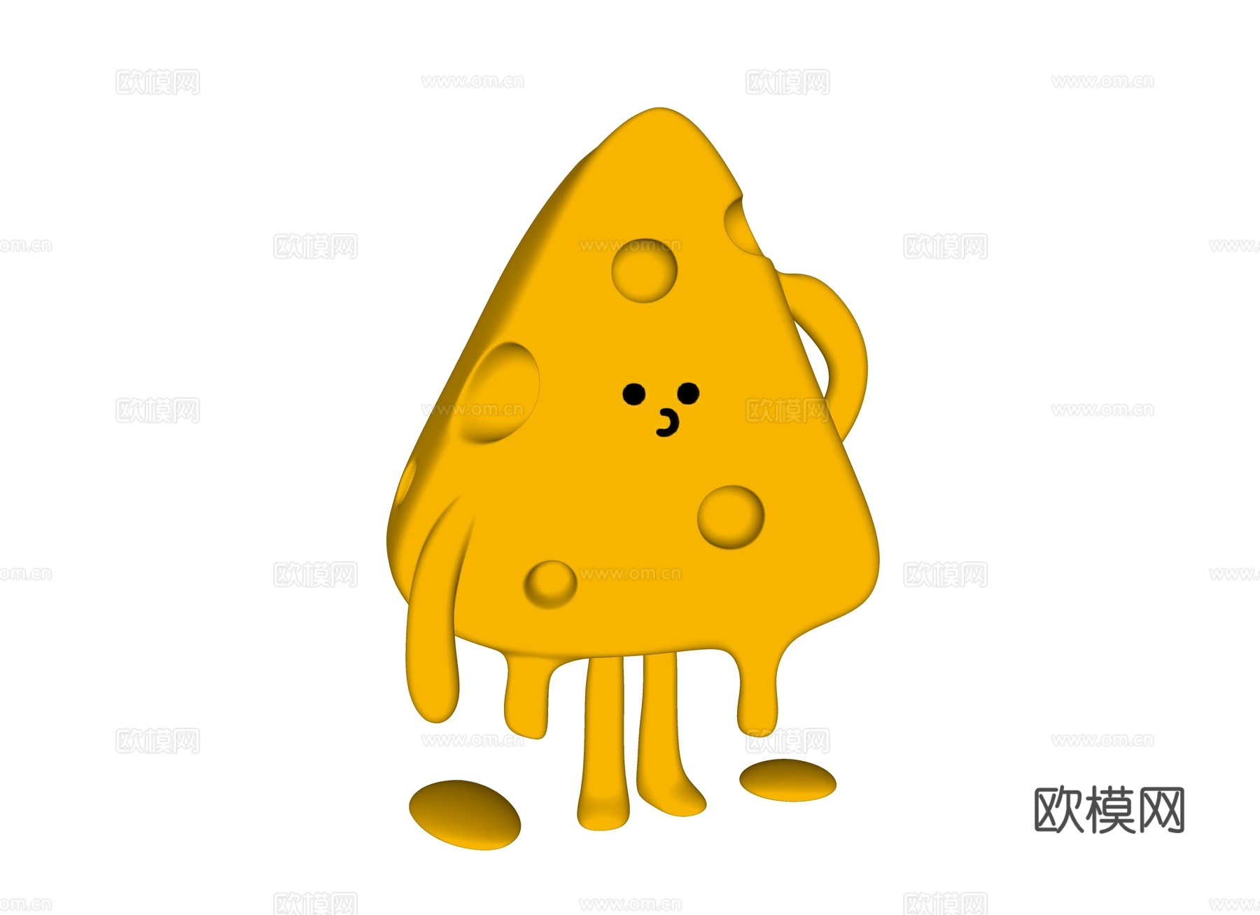 拟人摆件 玩具 奶酪摆件 卡通玩具 装饰摆件 卡通玩具 卡通su模型