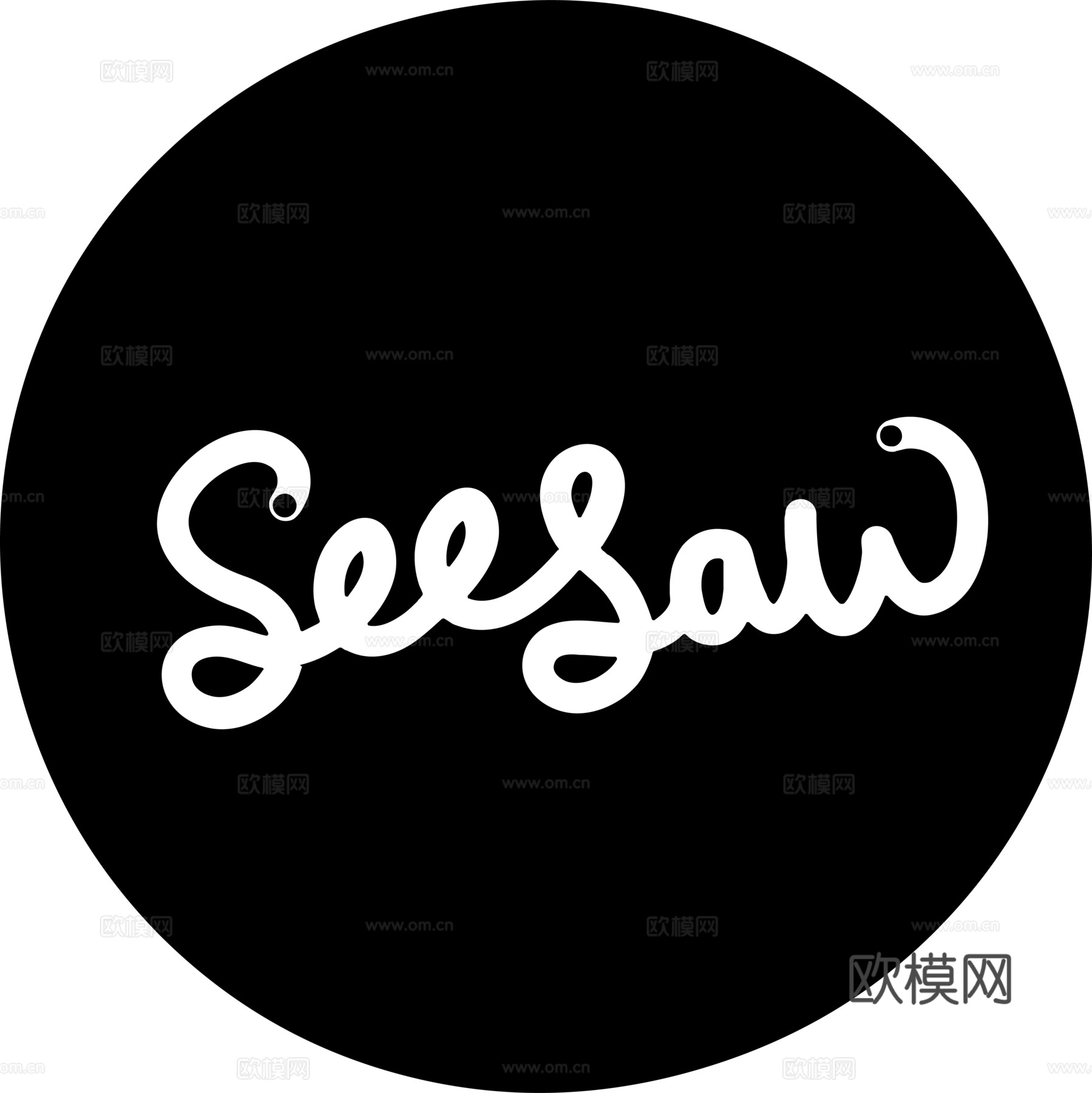 Seesaw，咖啡店logo，商标logo5