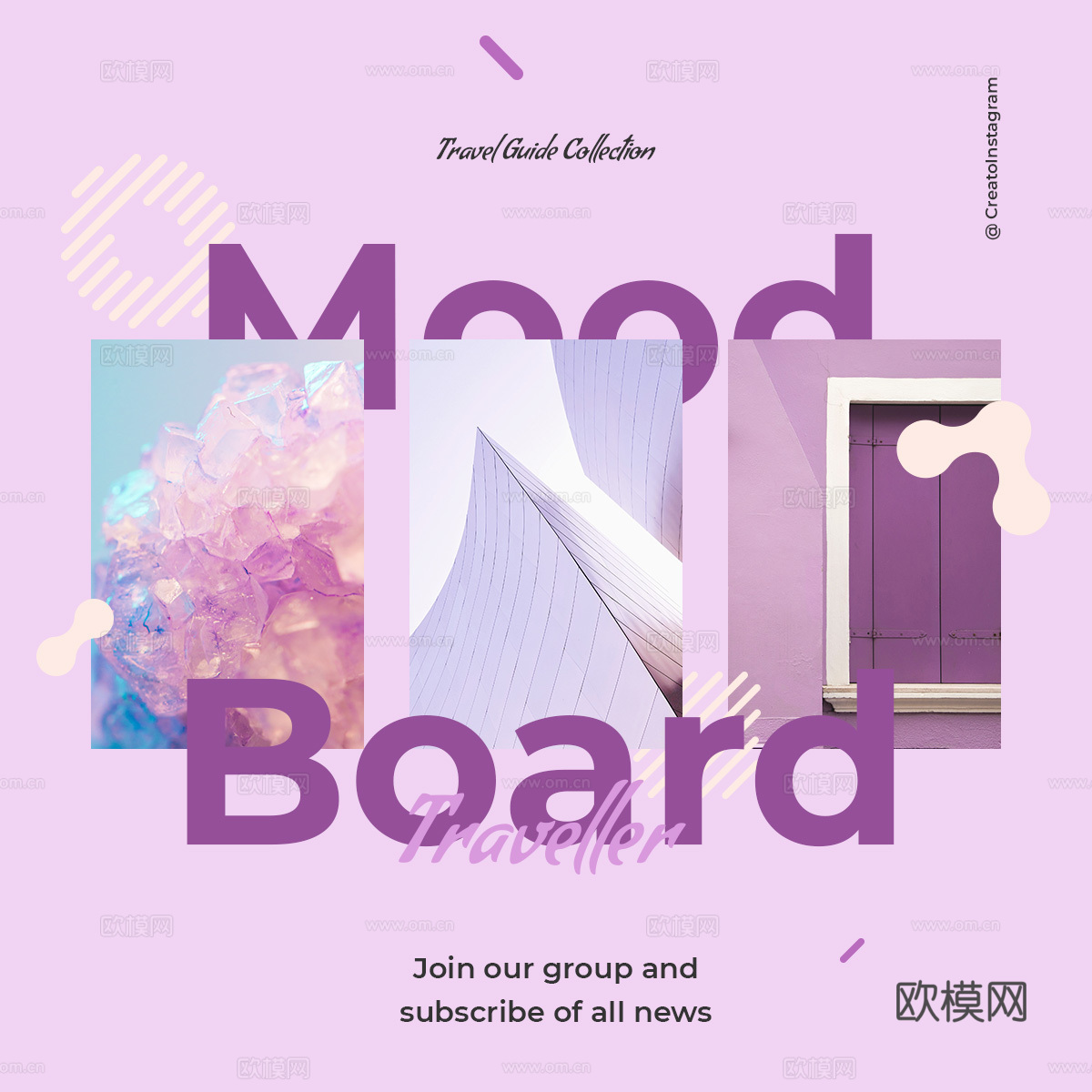 孟菲斯图文排版时尚创意广告海报25