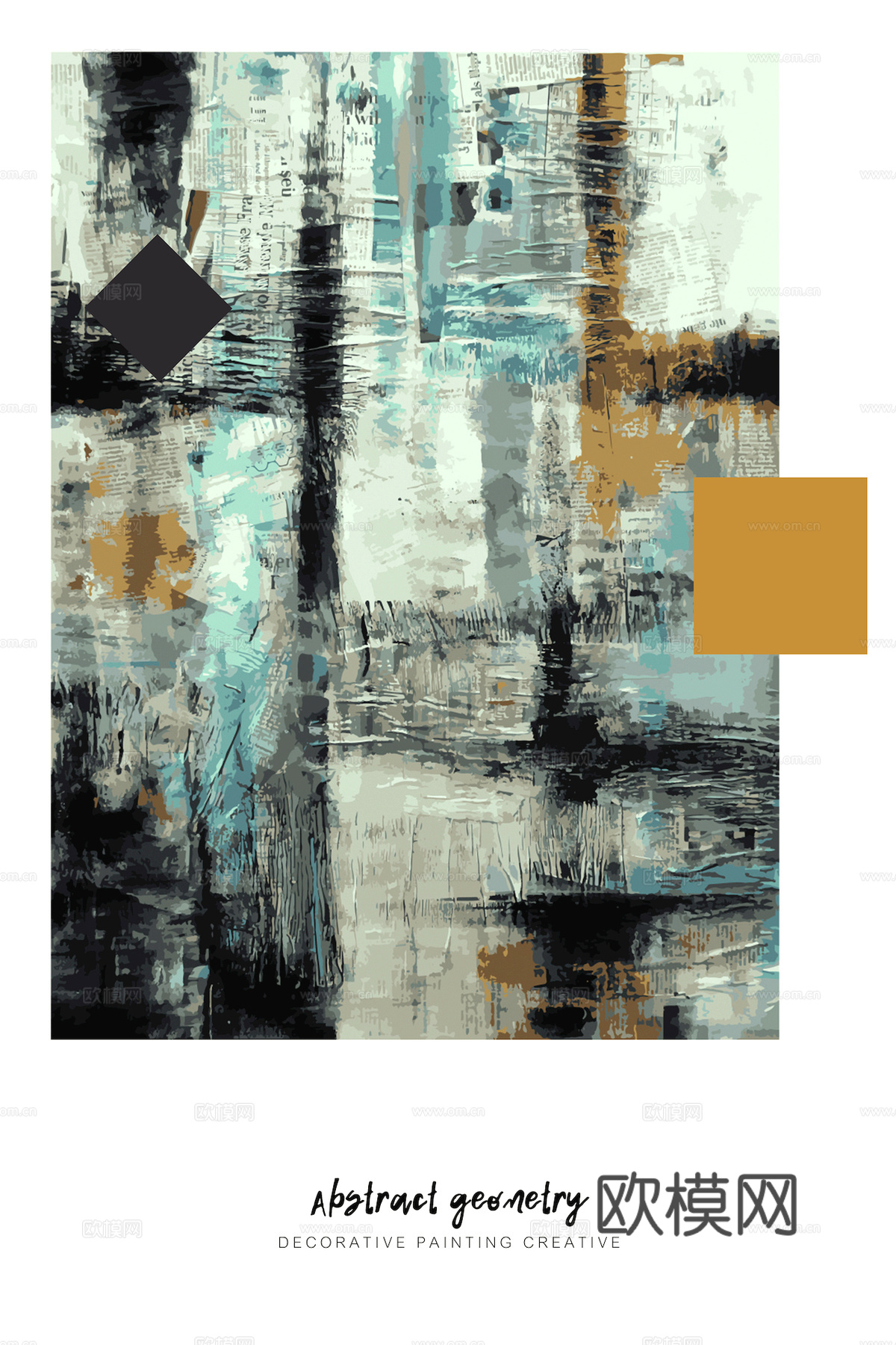 中式新中式挂画壁画字画山水花鸟背景墙壁纸装饰画油画