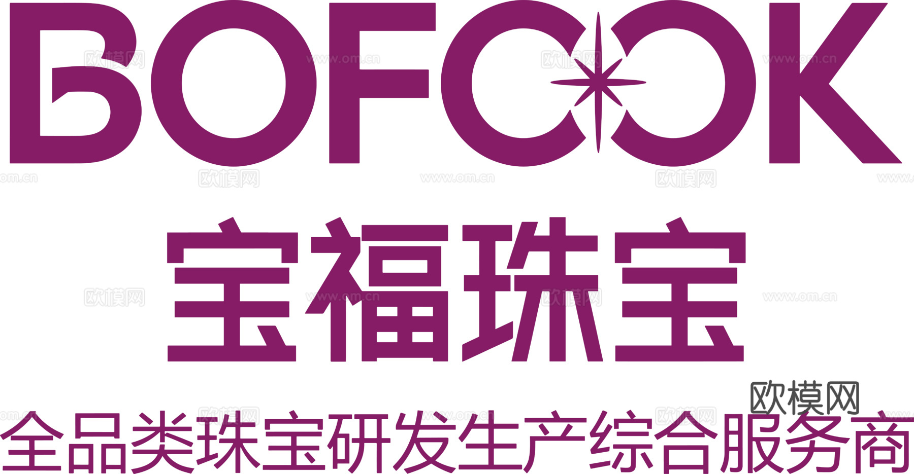 宝福珠宝，黄金珠宝logo