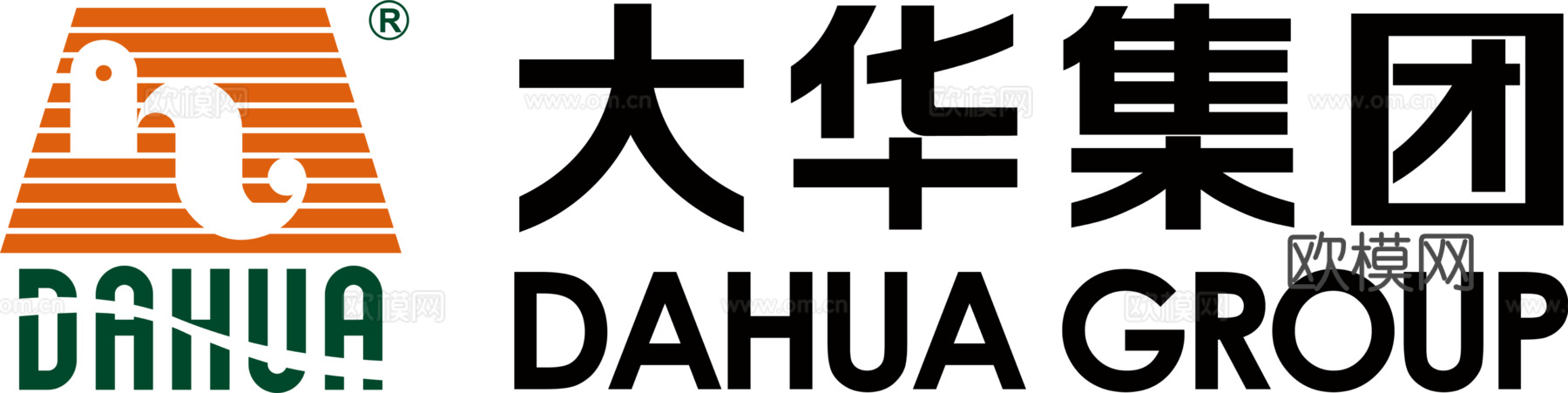 大华集团，房地产商logo