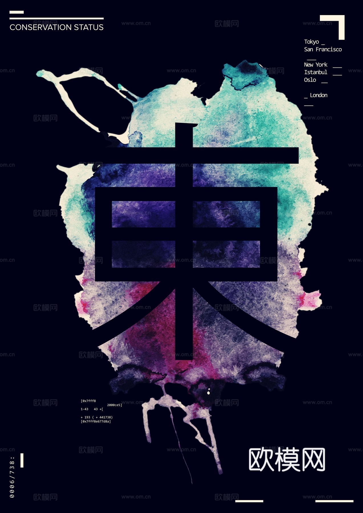 时尚创意艺术广告海报3