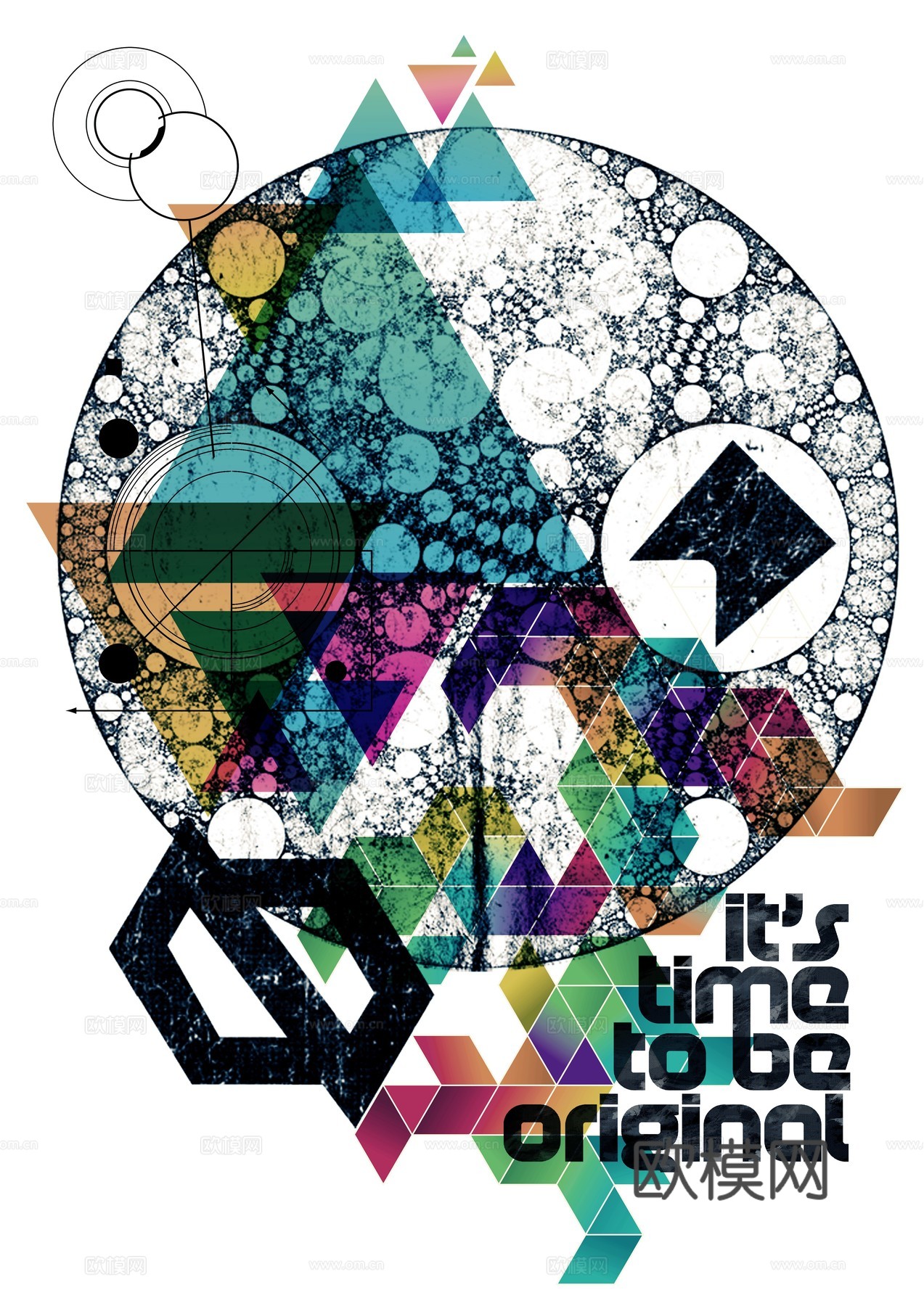 时尚创意艺术广告海报56