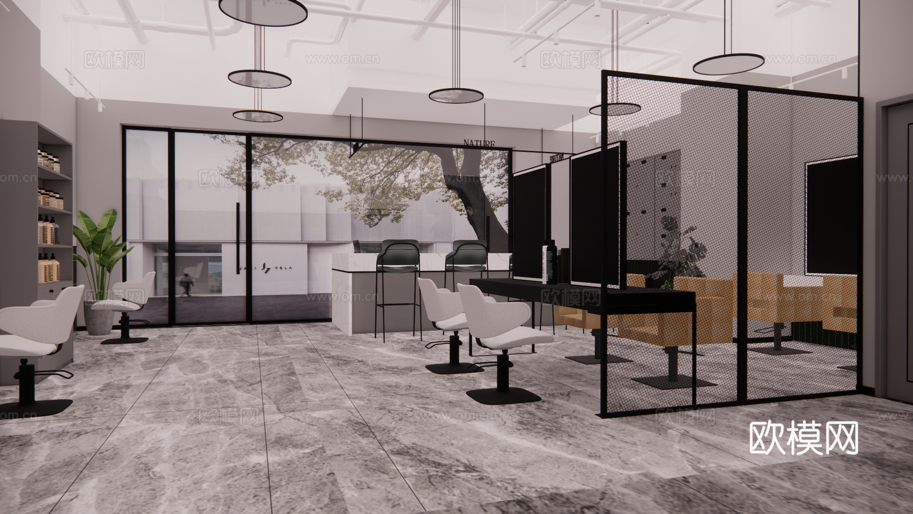 博物馆 剧院 台球su模型