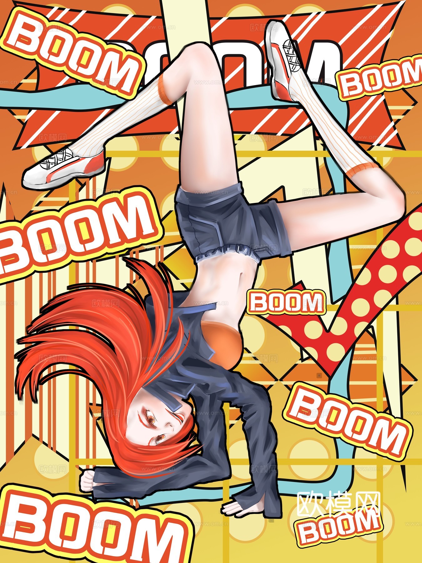 时尚创意舞蹈街舞广告海报35