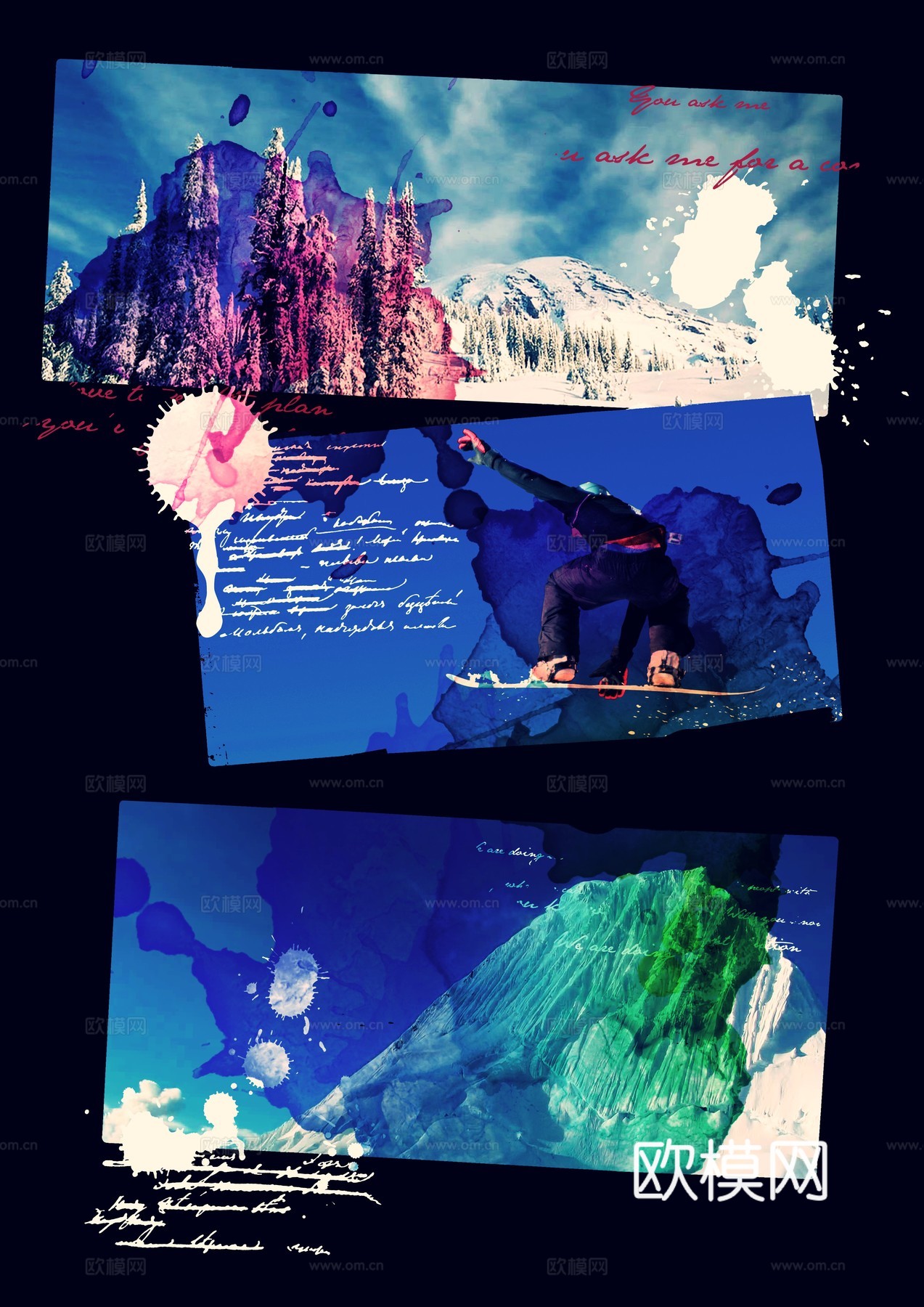 时尚创意艺术广告海报72