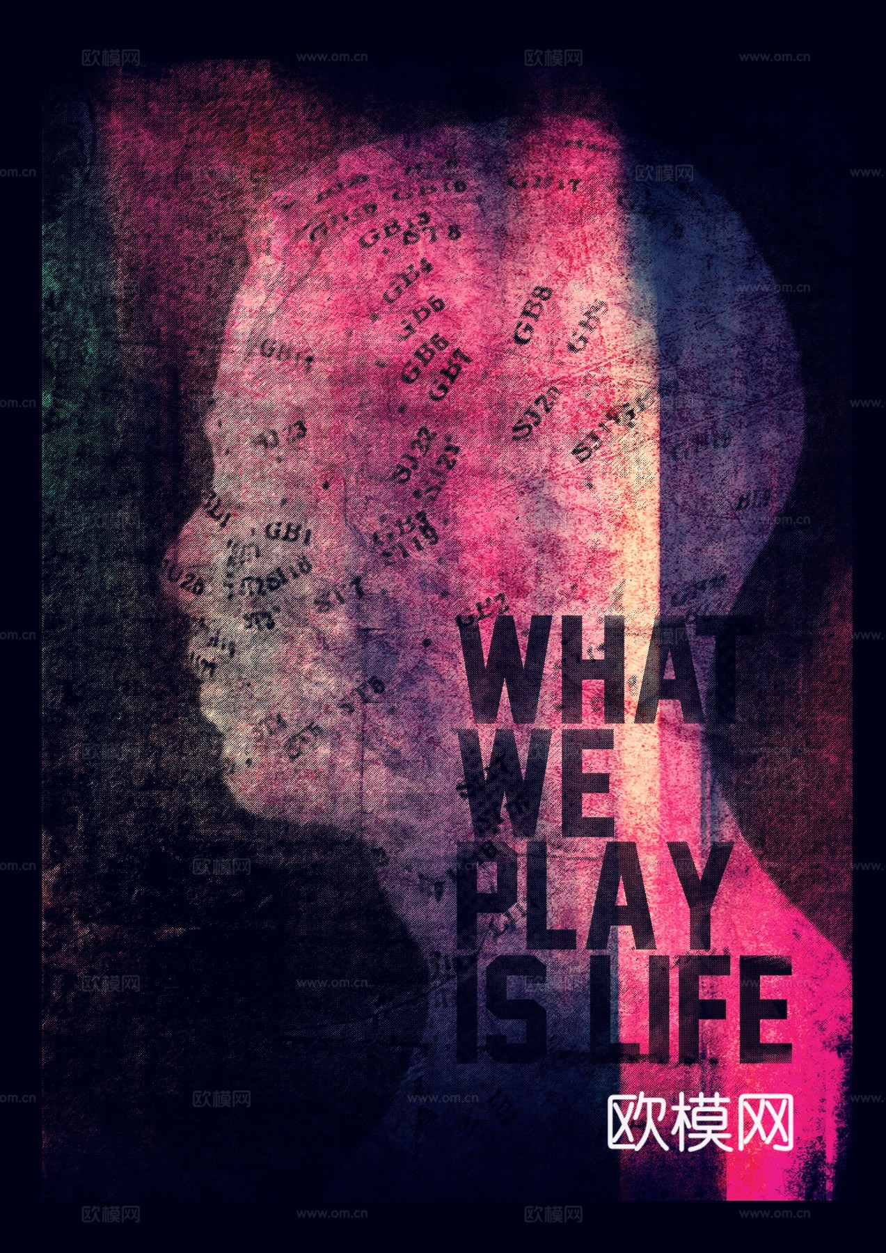 时尚创意艺术广告海报66