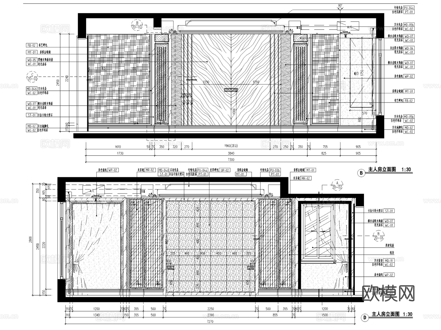 常州星河国际高层6栋F1典雅新古典复式挑空室内家装CADcad施工图