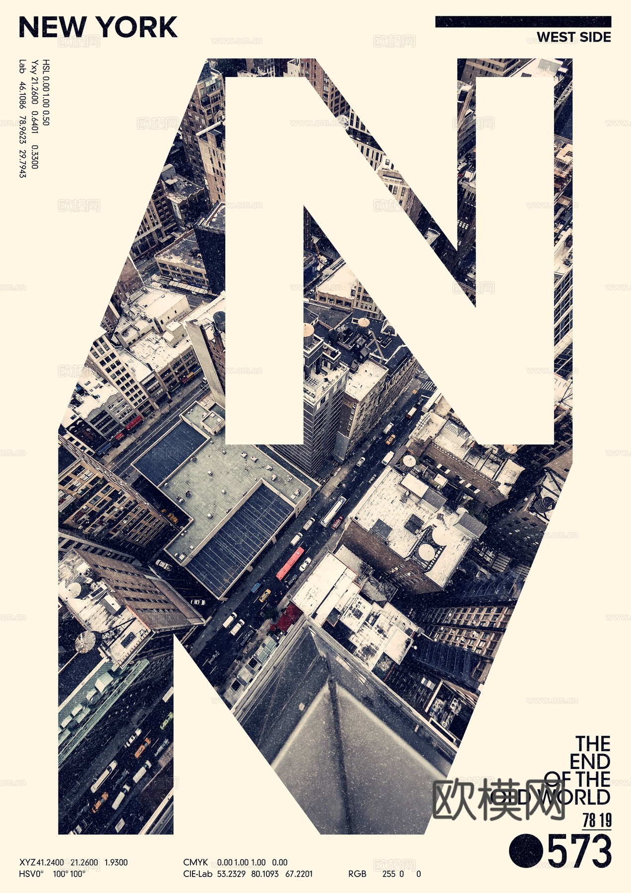 时尚创意艺术广告海报126