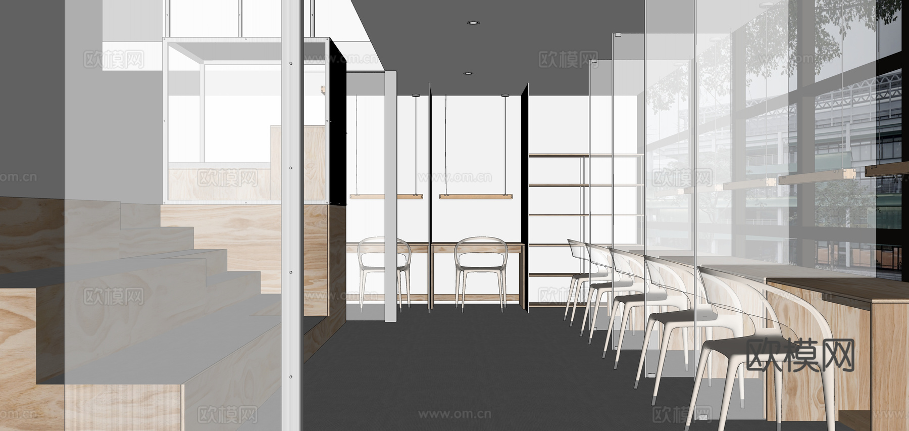 台球 博物馆 文体医疗 健身房 医疗门诊 图书馆su模型