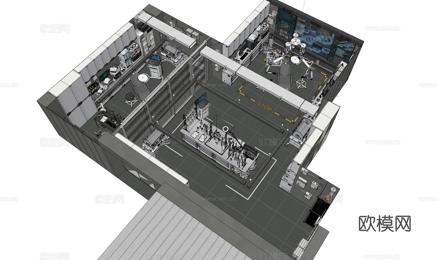 培训机构 电影院 文体医疗 展厅 体育馆 幼儿园 学校su模型