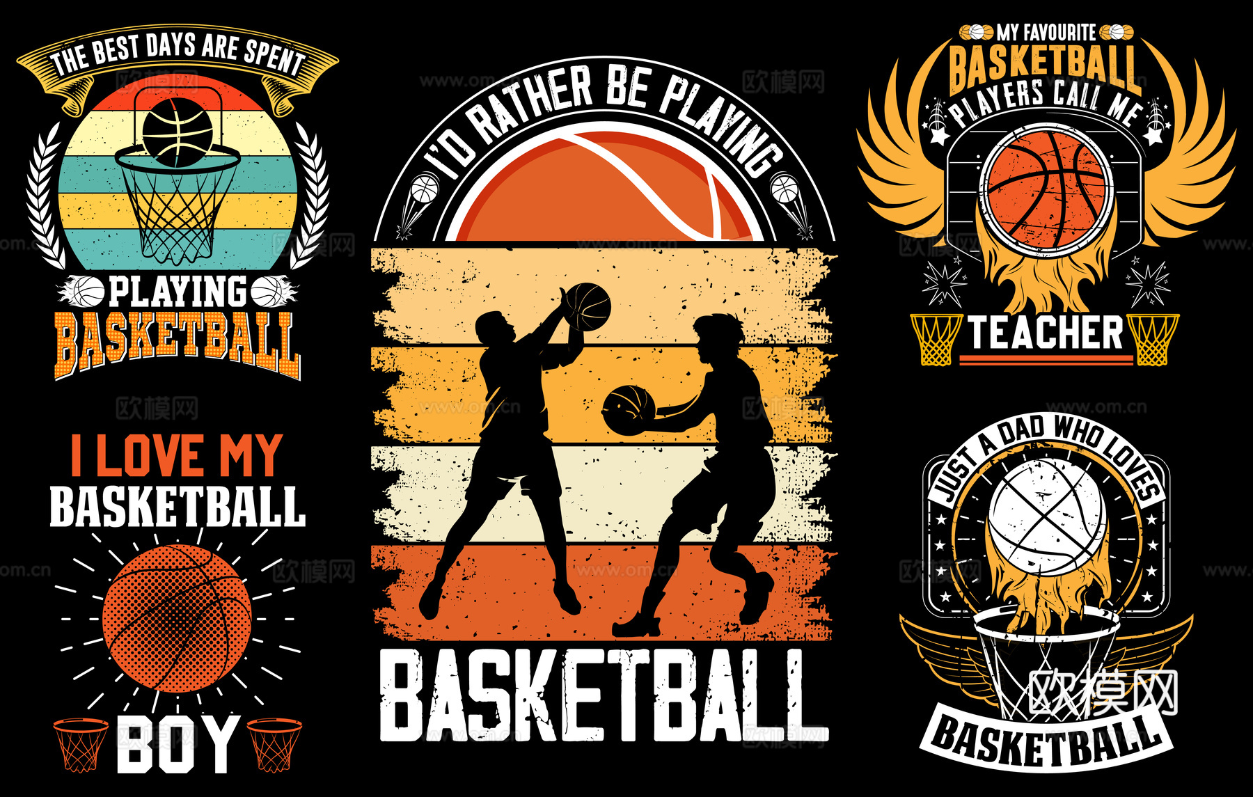 篮球运动创意广告海报48