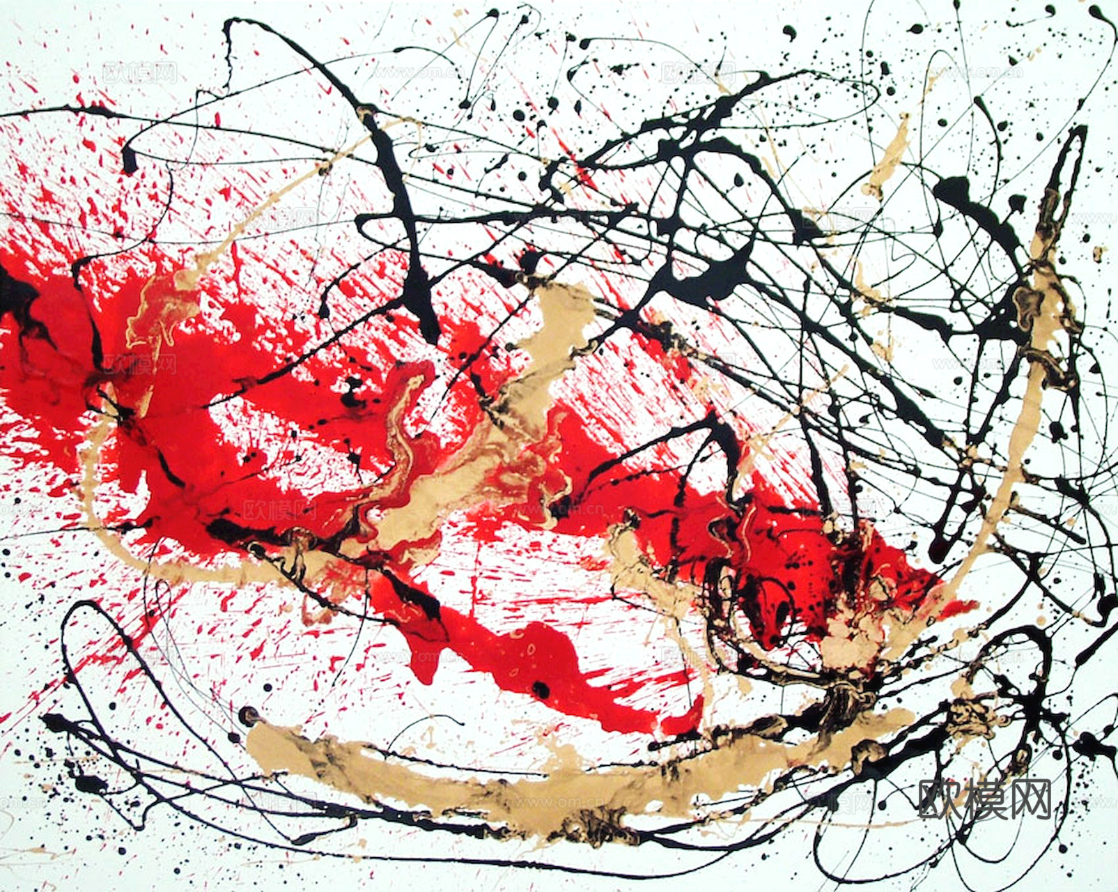 中式新中式挂画壁画字画山水花鸟背景墙壁纸装饰画油画下载