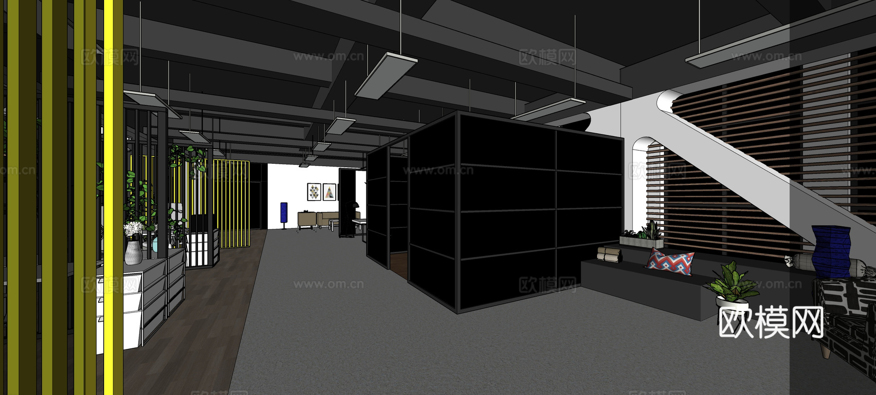 体育馆 展厅 学校 博物馆 医疗门诊su模型
