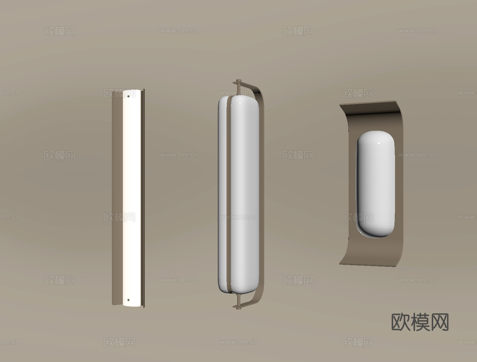 现代金属壁灯 小壁灯 床头壁灯su模型