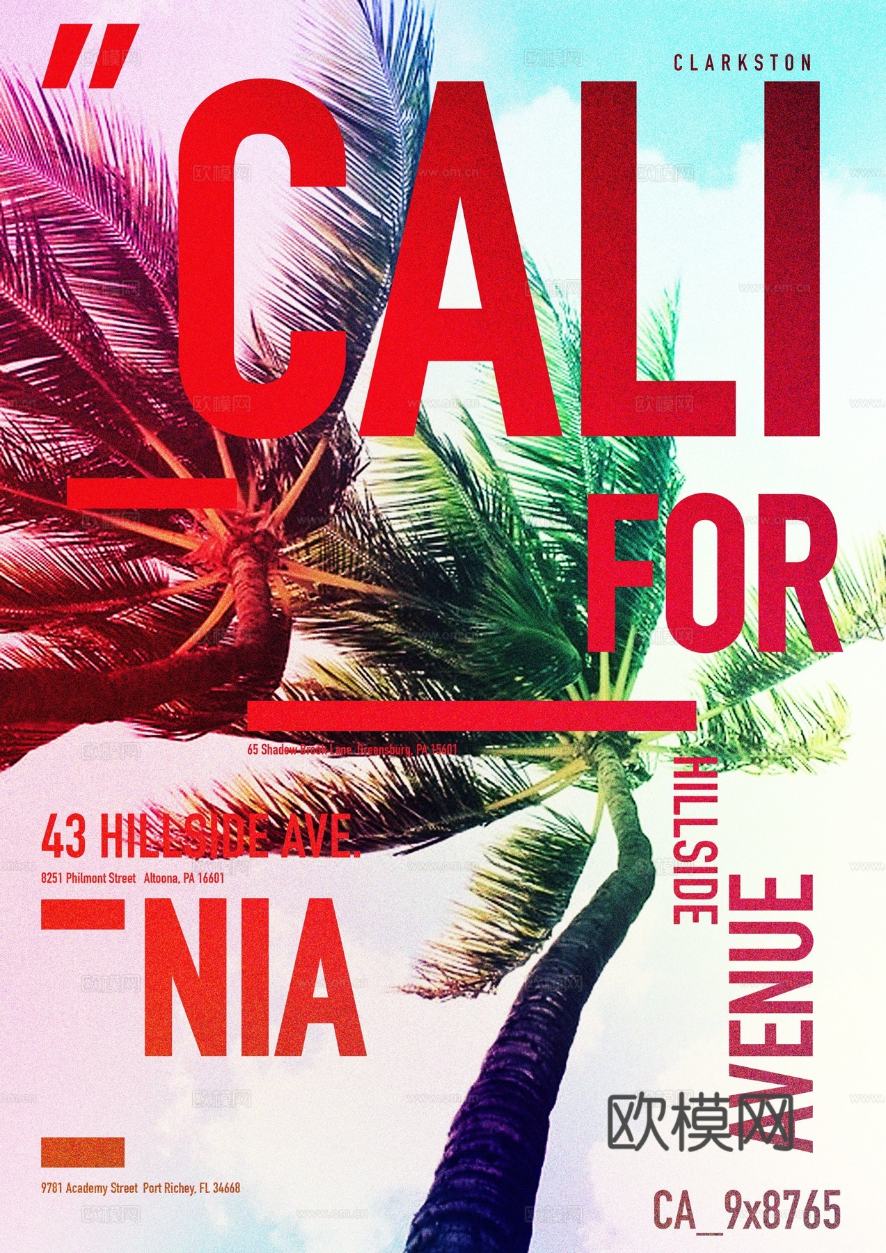 时尚创意艺术广告海报48