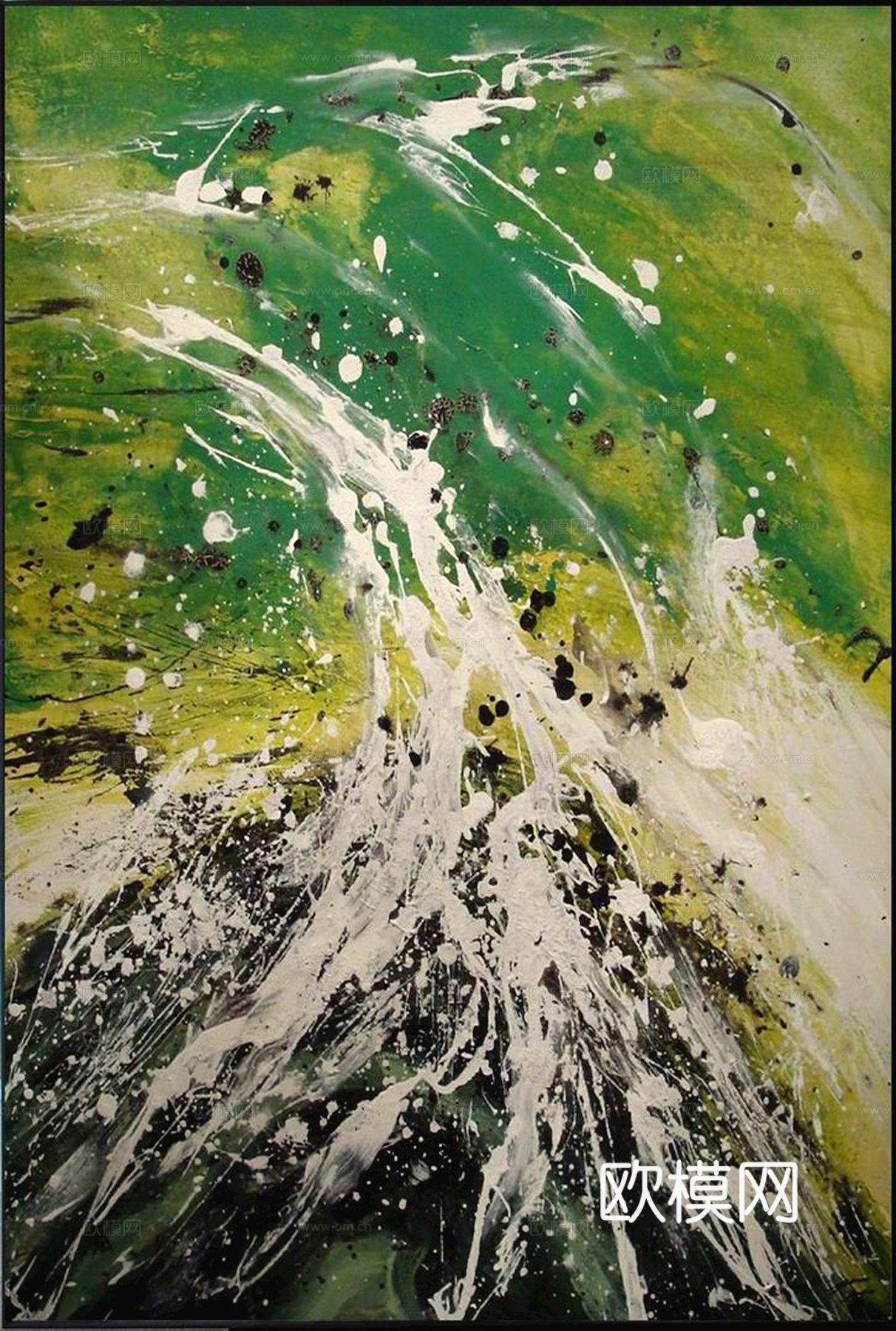 中式新中式挂画壁画字画山水花鸟背景墙壁纸装饰画油画下载